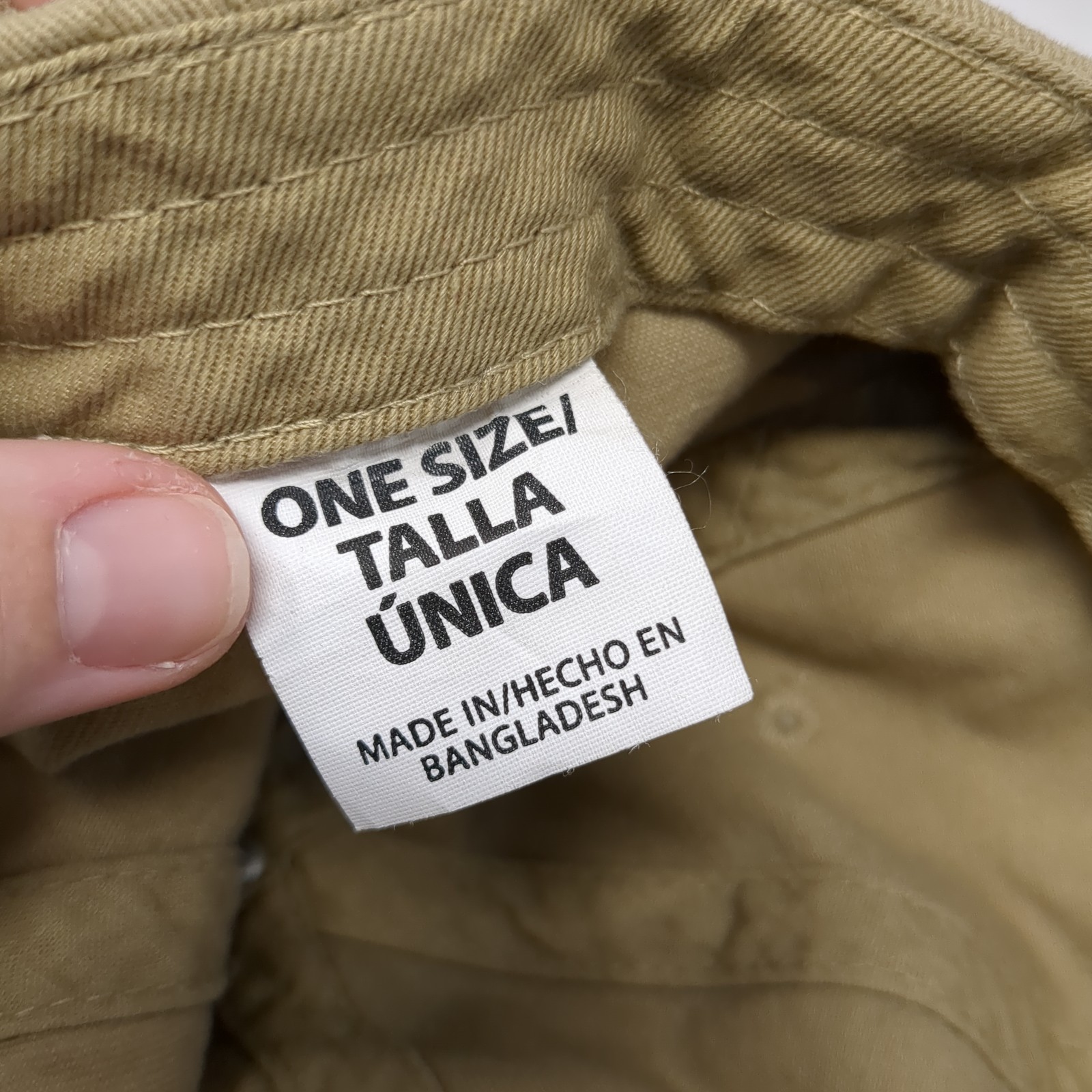 Unbranded Slideback Hat Beige Solid One Size Adju… - image 10