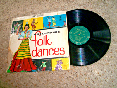Juan Silos Jr & His Rondalla LP-Phillippine Folk Dances-1959-Villar-EX
