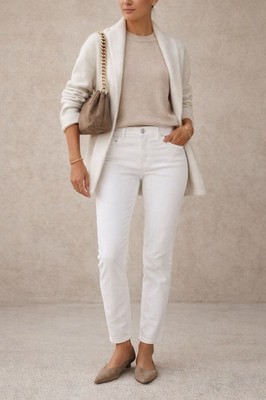 Closed Womens Baker Jean Sz 26 White Skinny Slim Ankle Fit Mid Rise Stretch $295