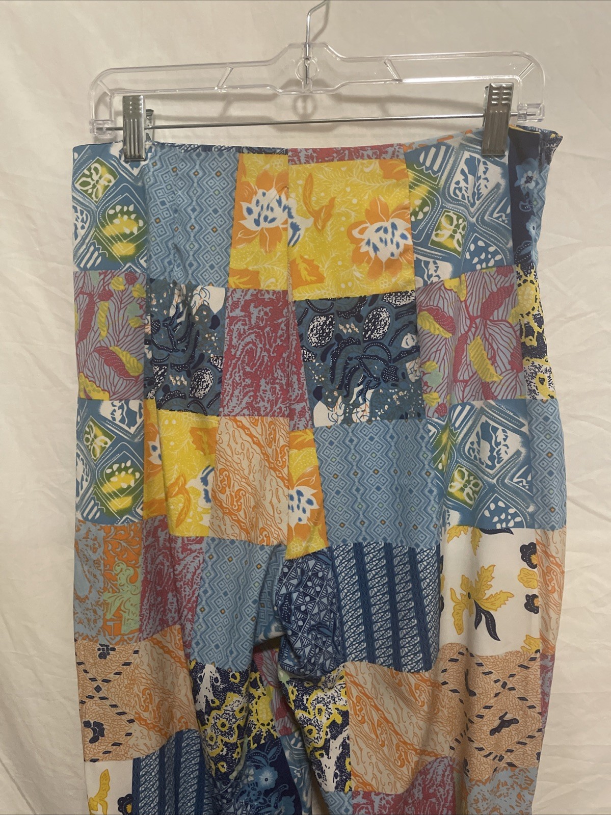 Cider Patchwork Pants Multicolor Lightweight Stra… - image 5