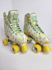 Roller Derby Candi Girl Lucy Adjustable Roller Skates Yth Size 12j-2 Pineapples
