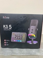 FIFINE Gaming Equipment Bundle, Dynamic XLR/USB Gaming Microphone Set with Str 1