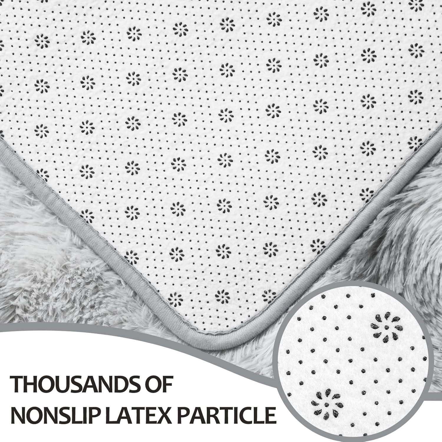 4X6 Large Area Rugs for Living Room, Super Soft Fluffy Modern Bedroom Rug, Tie-D