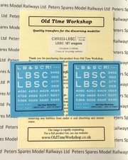 Old Time Workshop CMR033-LBSC Decals For Cambrian LBSC 10T Wagons