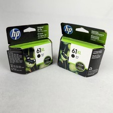 2pcs Genuine HP 61XL Black Ink Cartridges In Retail Box