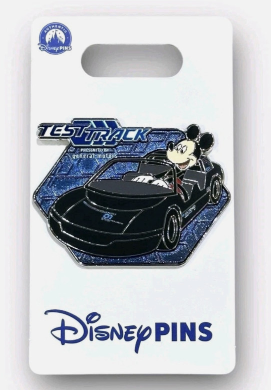 Disney Parks Epcot Test Track Ride Open Edition Pin New With Card