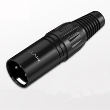 3Pin XLR Plug Audiophile Microphone Adapter Audio HIFI 3 Pin XLR Connector DIY