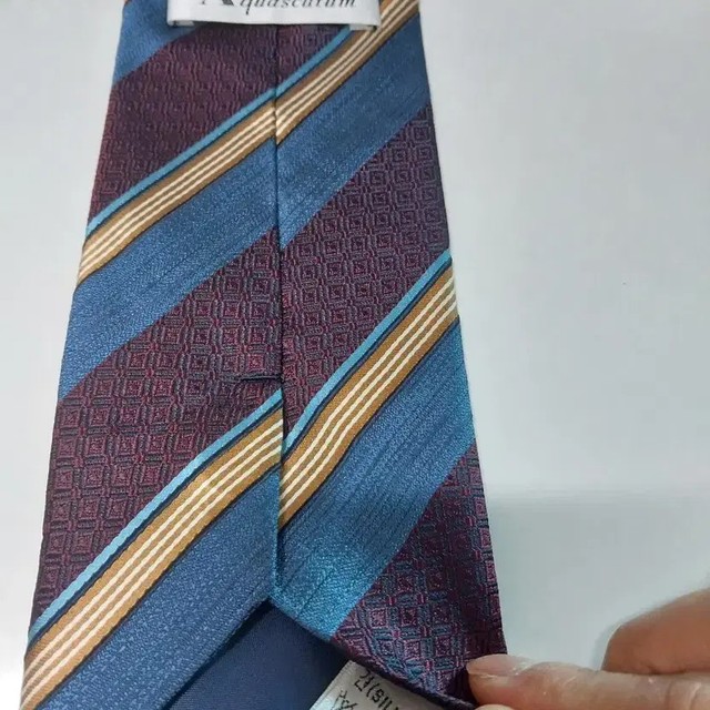 AquaScutum Striped Necktie 9.5cm