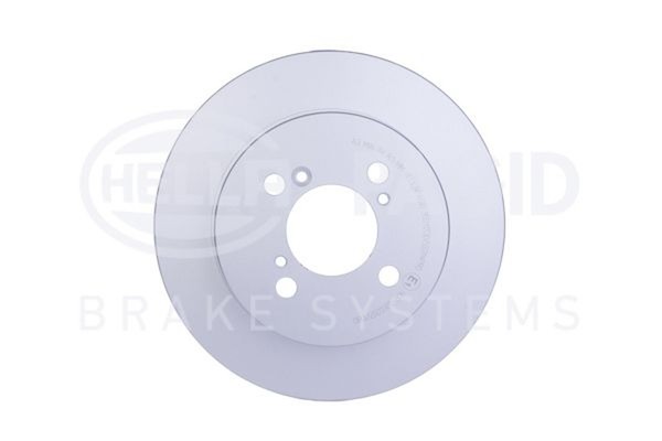 2X Hella Pagid Bremsscheibe PRO 8DD 355 117-301 FüR Suzuki Swift 4 FZ NZ AZG412-image