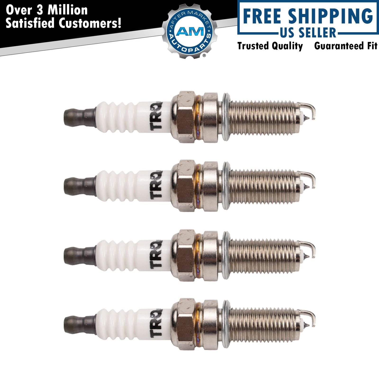 Spark Plug Set Fits Acura Honda Hyundai Kia Mercedes-Benz Mitsubishi