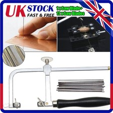 Adjustable Jewellers Piercing Saw Frame / Jewellery Making Tools-12 Saw Blades