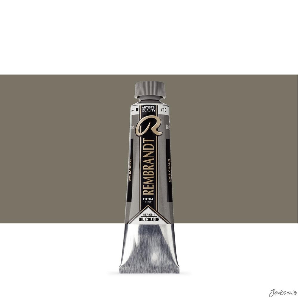 Royal Talens Rembrandt Oil Paint Tube 40ml Warm Grey For Artists