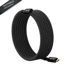 Smoizheff 10ft/3M USB-C Male to Female Extension Cable - 3 m, Black