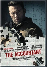 The Accountant DVD Ben Affleck NEW