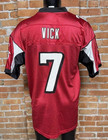 Reebok OnField Michael Vick Red ATLANTA FALCONS #7 Men NFL Team Replica JERSEY L