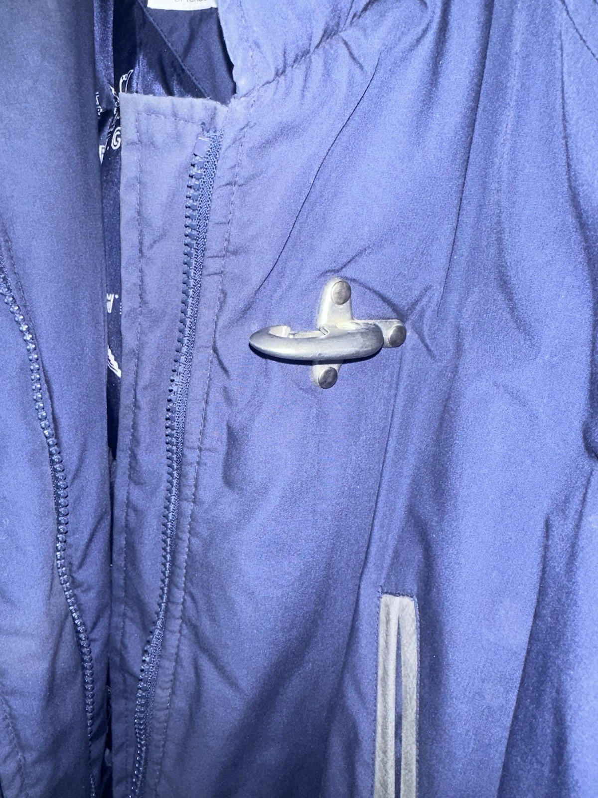 Triple F.A.T. Goose Navy Blue WOMEN’S Jacket XL  — See Pics For Stains image 6