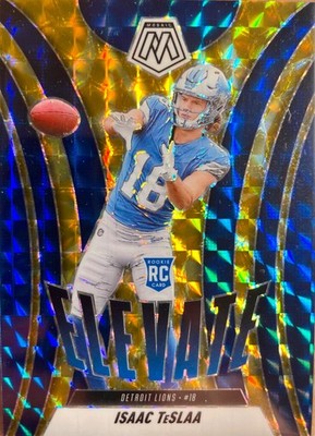 ISAAC TESLAA ROOKIE BLUE YELLOW REACTIVE ELEVATE /89 - 2025 PHOENIX #8
