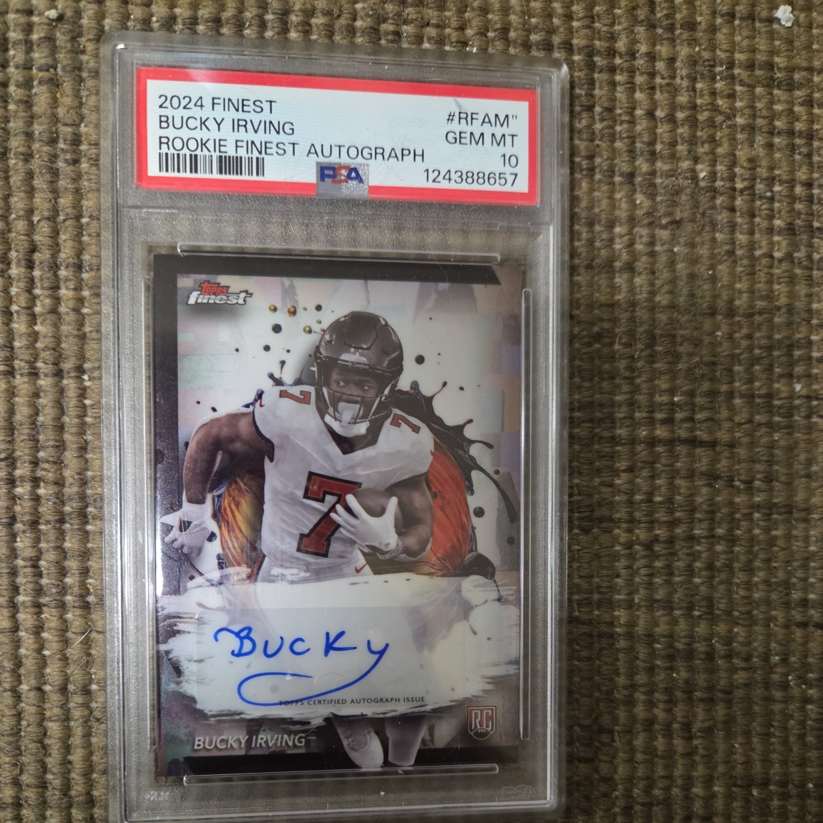 Bucky Irving Topps Finest Rookie Finest Autographs #RFAM Base