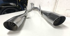 TOP Rare NOS Marmitta Exhaust Auspuff Echappement FACO TWIN CROMO Piaggio CIAO