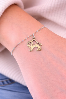 Sterling Silber Büffel Silhouette Charm Anhänger