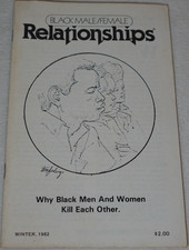 Black Male Female Relationships Winter 1982 Vintage Original Publication