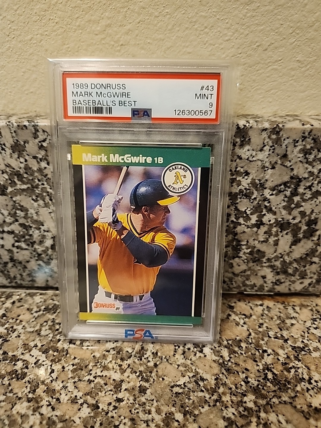 1989 Donruss Baseball's Best - Mark McGwire #43