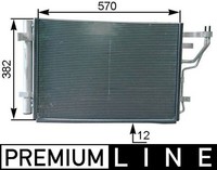 Mahle AC 442 000P Kondensator, Klimaanlage FüR Hyundai KIA