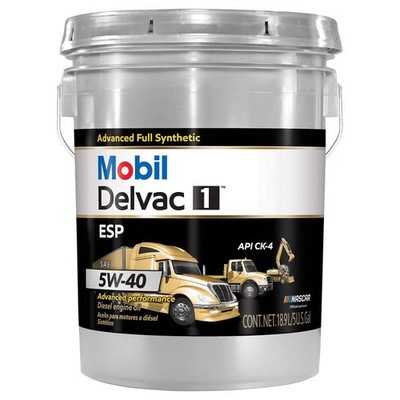 MOBIL 122265 MOBIL DELVAC 1 ESP 5W-40, 5GA PAIL 805Y31