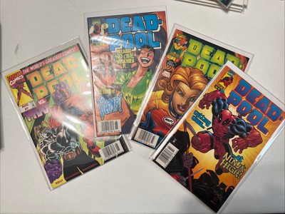 Deadpool #2 #3 #6 #7 Marvel 1997 Newsstand Lot