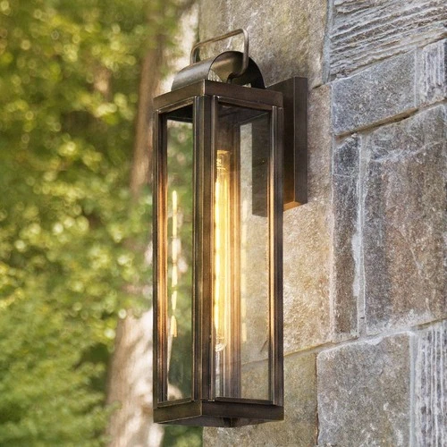 Sag Harbor 21 1/4"H Burnished Bronze 5W Outdoor Wall Light - Picture 1 of 10