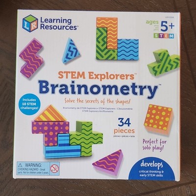 Learning Resources STEM Explorers Brainometry Brain Teaser 34 Pieces Ages 5+