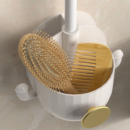 Hands Free Lazy Hair Dryer Holder Light Luxury Bathroom Shelf Home - Picture 9 of 15