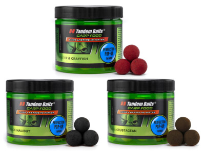 3-er Set Carp Food Perfection Pop-Up Fish Flavour Mix