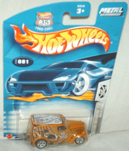 Hot Wheels 2002 Blvd Buccaneers Series Anglia Panel gold,i combine shipping