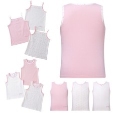 Kids Girls Crop Tops Workout Vest School Blouse Camisole Vests Soft Tank Top