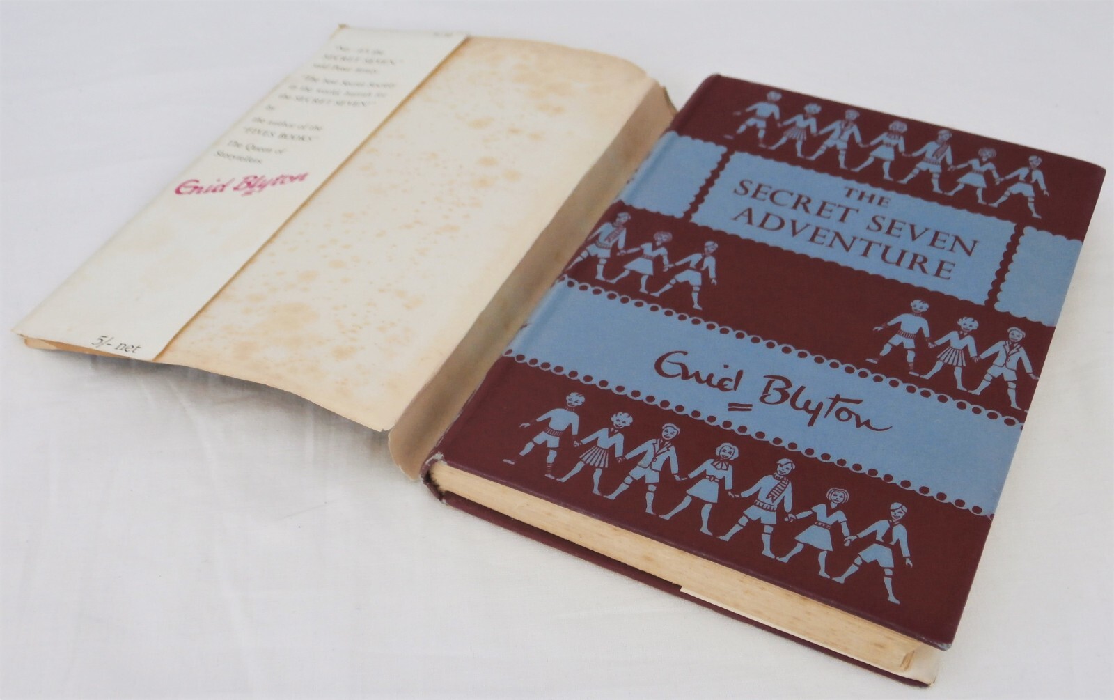 2 1950s Enid Blyton Novels, Inc. 1st Ed (2nd Impression) Secret Seven Adventure - Picture 5 of 21
