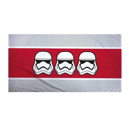 Star Wars Stormtrooper Towel 100% Cotton Large Soft Velour-Feel Beach Bath Pool - Picture 1 of 1