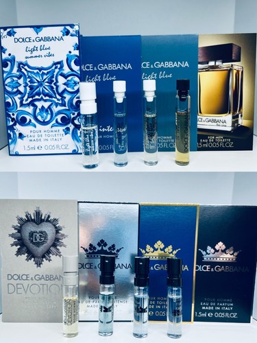 Dolce & Gabbana Cologne Collection Sample Spray 8Pc Set New | eBay