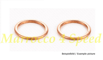 Collettore Scarico Guarnizione Set 4 Pezzo Per Yamaha Sr 400 VMX12 - Foto 6