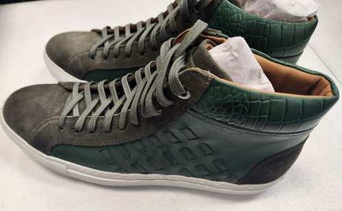 Brothers United Minnesota Fashion Sneakers Mens 12, Green Napa/Suede (F8B-2810) - Picture 4 of 11