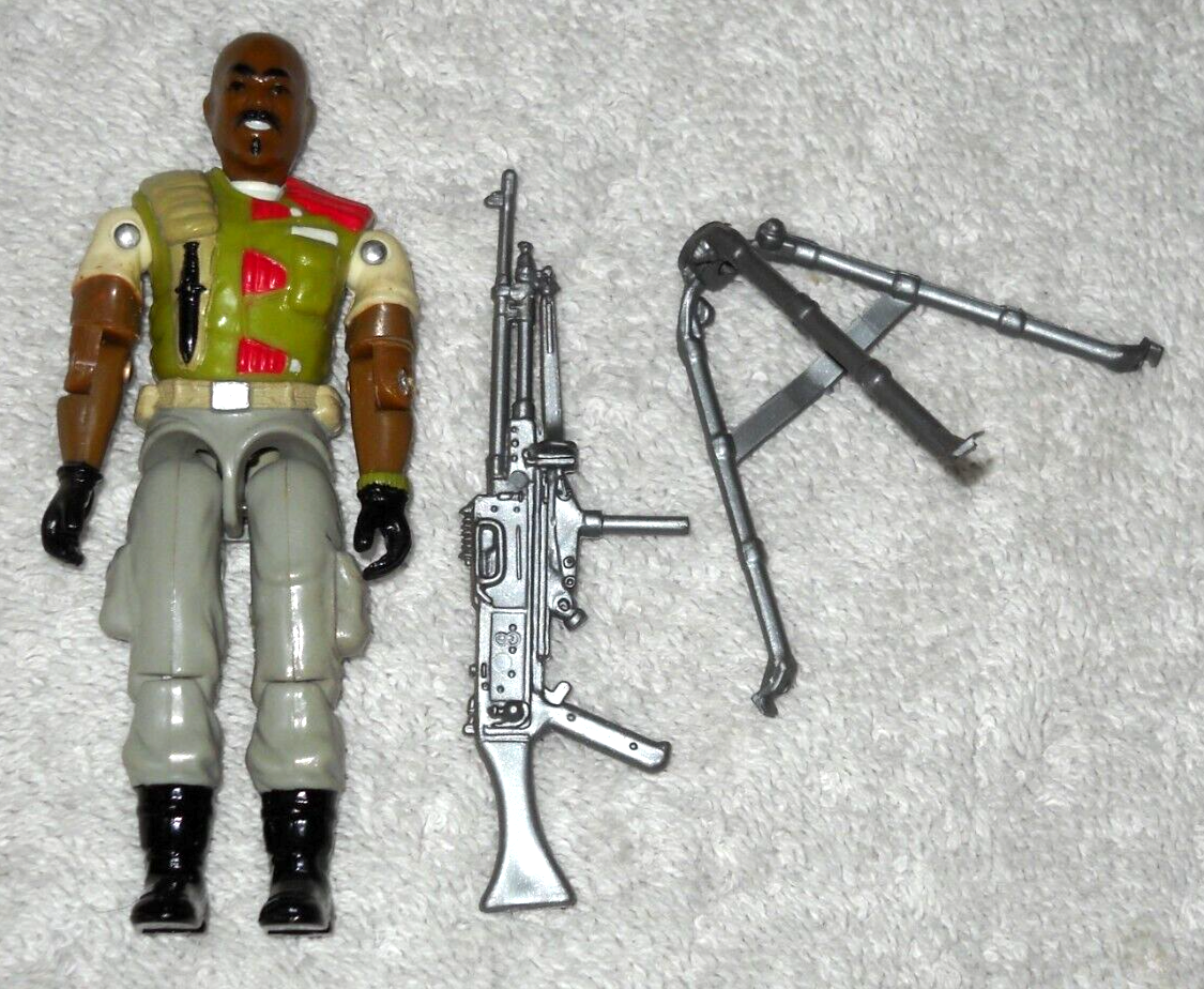 GI Joe Roadblock 100% Complete 1986 Vintage Loose But In