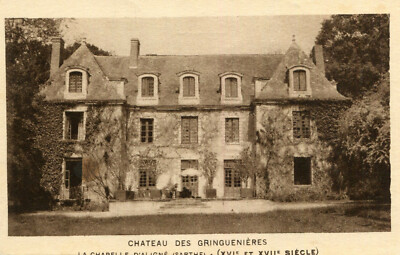 Card LA CHAPELLE D'ALIGNE Château des Gringuenières 