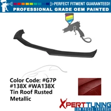 Fits 16-24 Chevy Camaro 1LE Front Bumper Lip ABS #G7P Tin Roof Rusted Metallic