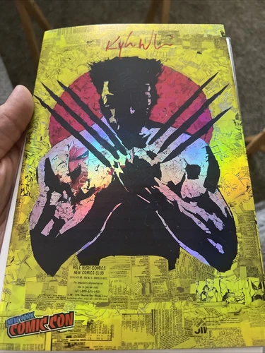 MOSAIC SCRAPBOOK KYLE WILLIS NYCC EXCLUSIVE WOLVERINE SNIKT #47/100  HOMAGE FOIL