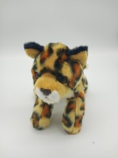Aurora Flopsie 7" Baby Cheetah Leopard Cub Bean Bag Stuffed Plush Animal Toy GUC