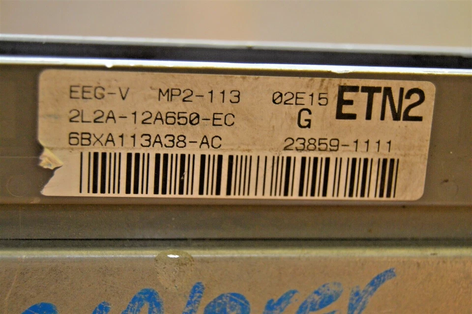 Unidad de control del motor 2L2A12A650EC Ford Explorer Sport 2002 módulo ECU 14B3 019  Foto 2 de 3