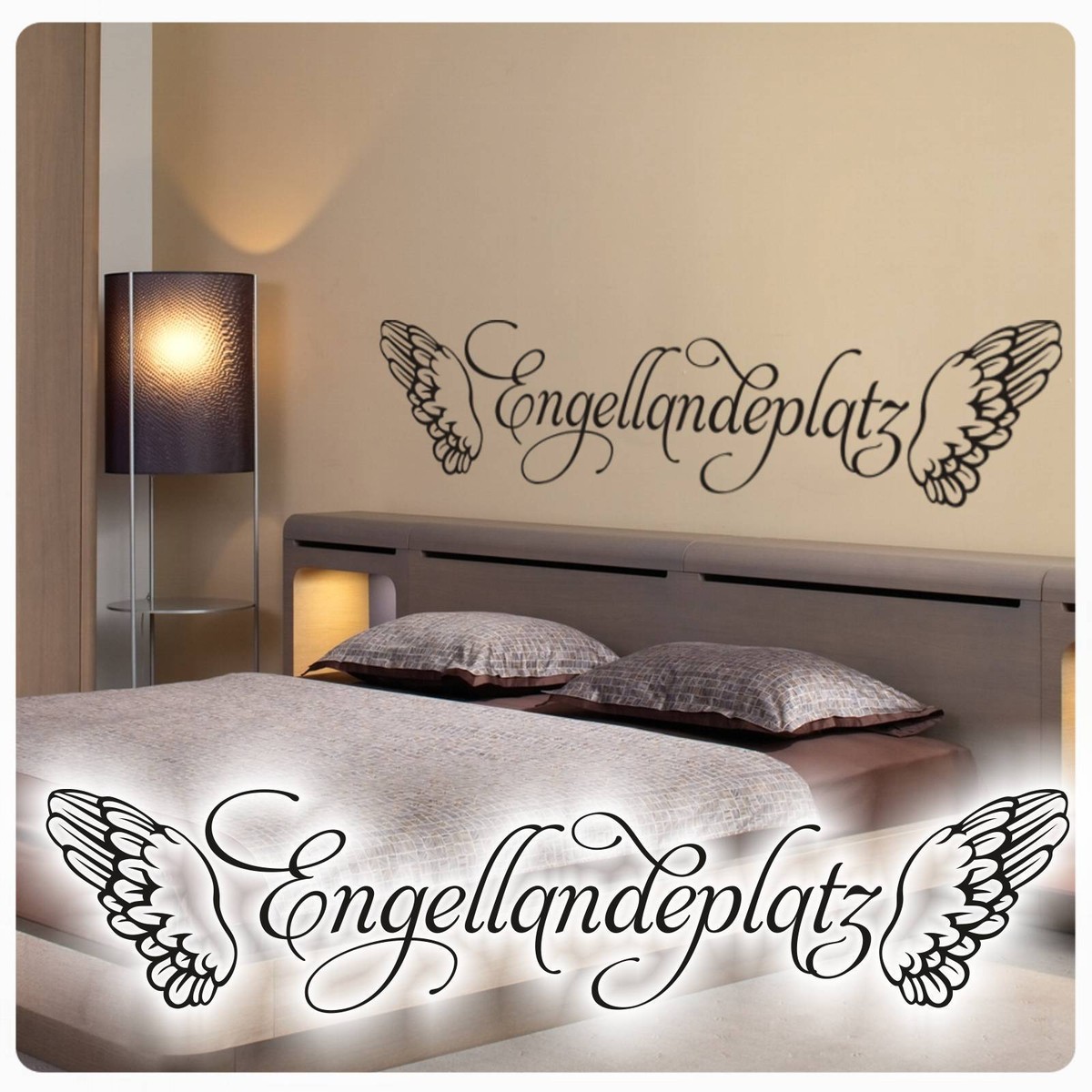 wandtattoo engel landeplatz engellandeplatz wandaufkleber schlafzimmer bad  w1038