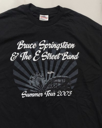 2003 Bruce Springsteen E Street Band Summer Tour T-Shirt Giants Stadium XL NEW - Picture 2 of 7