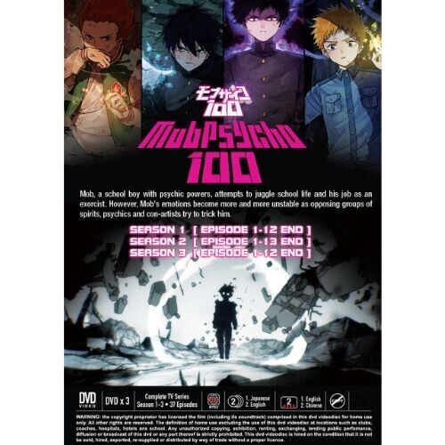 ANIME DVD ~ MOB PSYCHO 100 SEASON 3 (ep 1-12 )-DHL EXPRESS