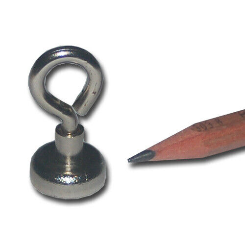 NEODYM MAGNETE MIT HAKEN ✅ ÖSE Ø10-75mm STARKE HAFTKRAFT HAKENMAGNET MAGNETHAKEN - Bild 11 von 25